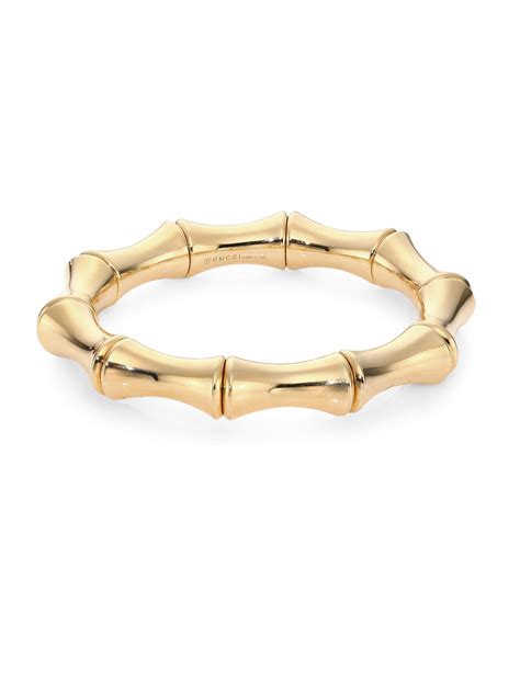 gucci gold bamboo bangle|Gucci gold bangle bamboo bracelet.